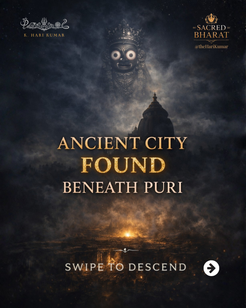 Ancient City Found Beneath Puri: GPR Survey Reveals Buried Settlement and Secret Tunnel from Jagannath Temple | K. Hari Kumar