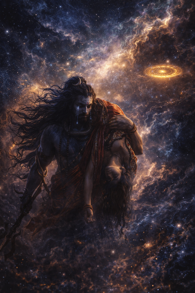 When the toe of Sati fell in the river, it created the Kalighat temple.