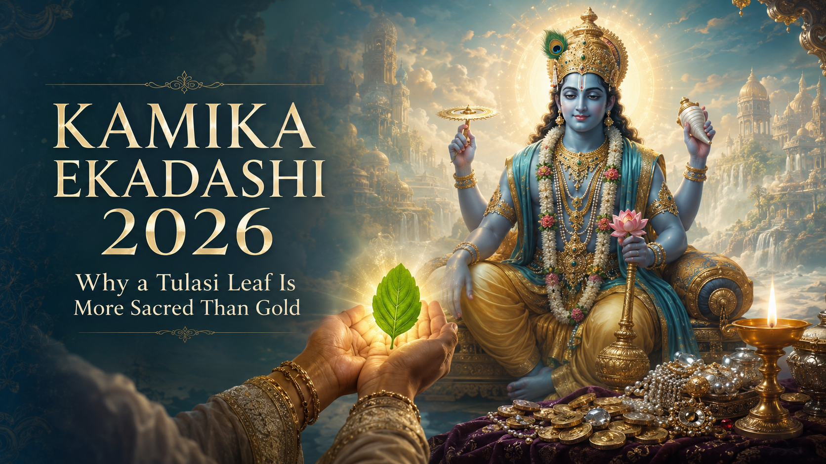KAMIKA EKADASHI 2026 Why a Tulasi Leaf Is More Sacred Than Gold