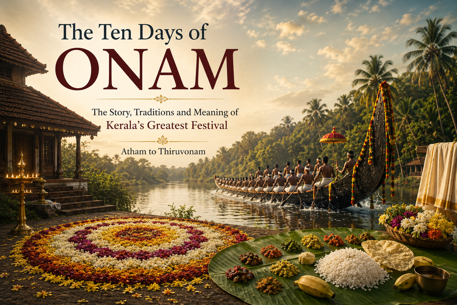 The Ten Days of Onam: The Story, Traditions and Meaning of Kerala’s Greatest Festival